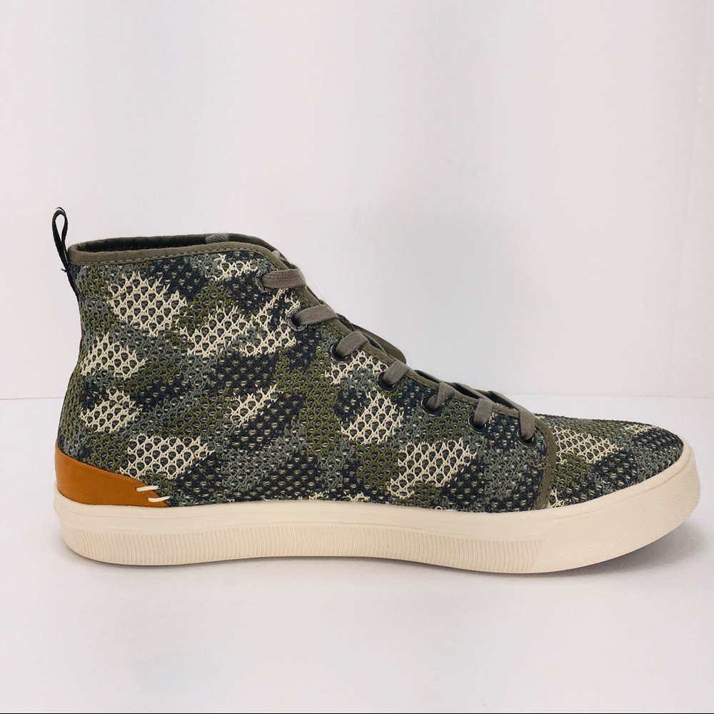 TOMS Trvl Lite Dusty Olive Camo High Top Sneakers - Picture 3 of 14